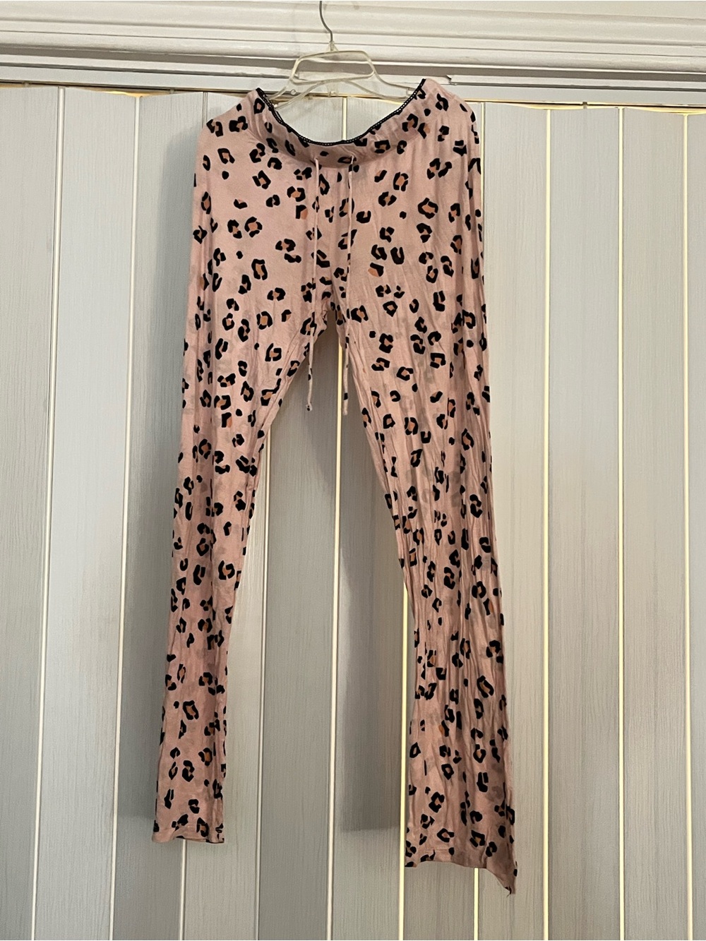 Cynthia Rowley Pink Leopard-Spot Lounge Pants